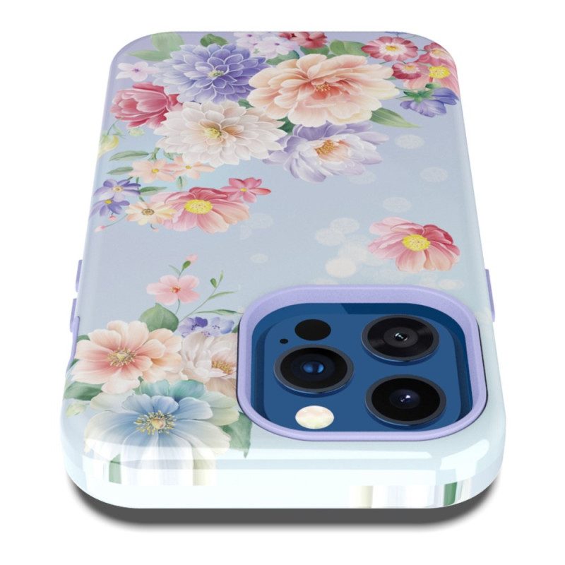 Handyhülle Für iPhone 14 Pro Vintage-blumen