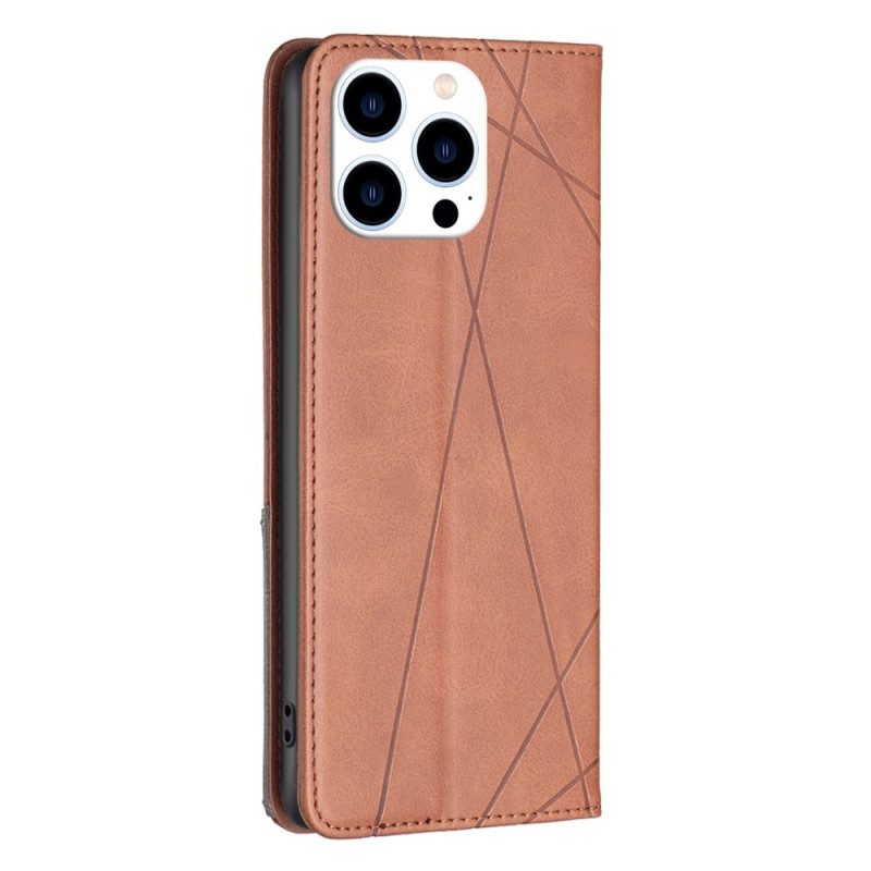 Schutzhülle Für iPhone 14 Pro Flip Case Geometrisch