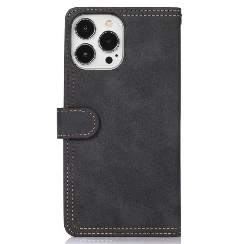 Schutzhülle Für iPhone 14 Pro Flip Case Spiegel-fronttasche