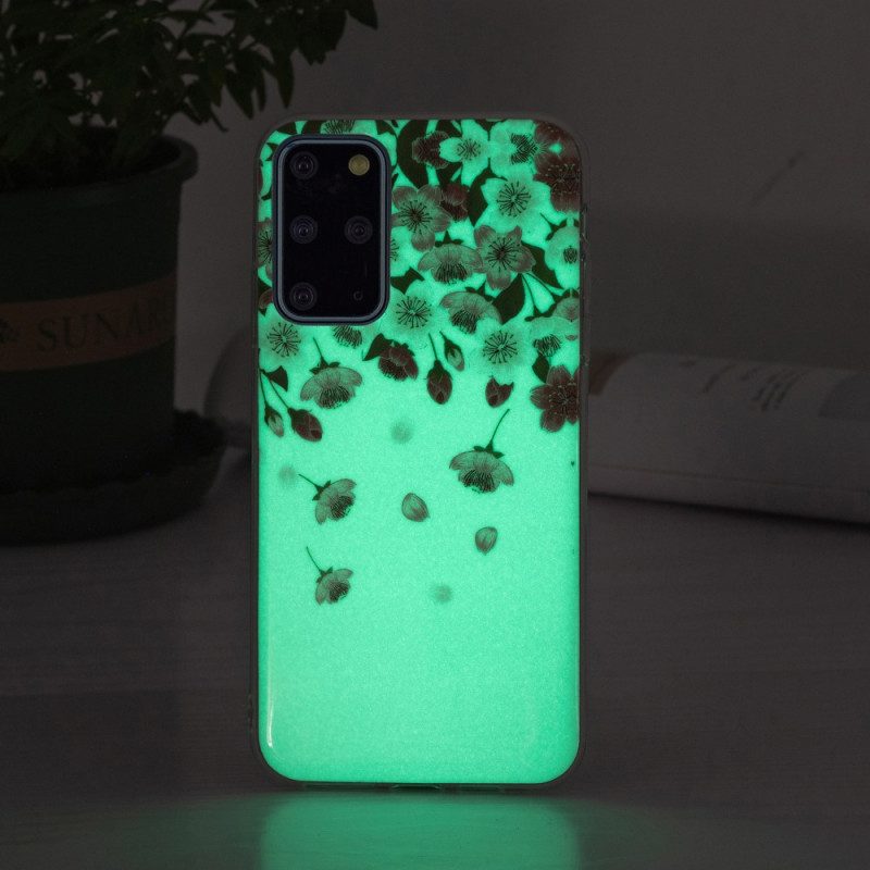 Hülle Für Samsung Galaxy S20 Plus / S20 Plus 5G Fluoreszierende Blumen