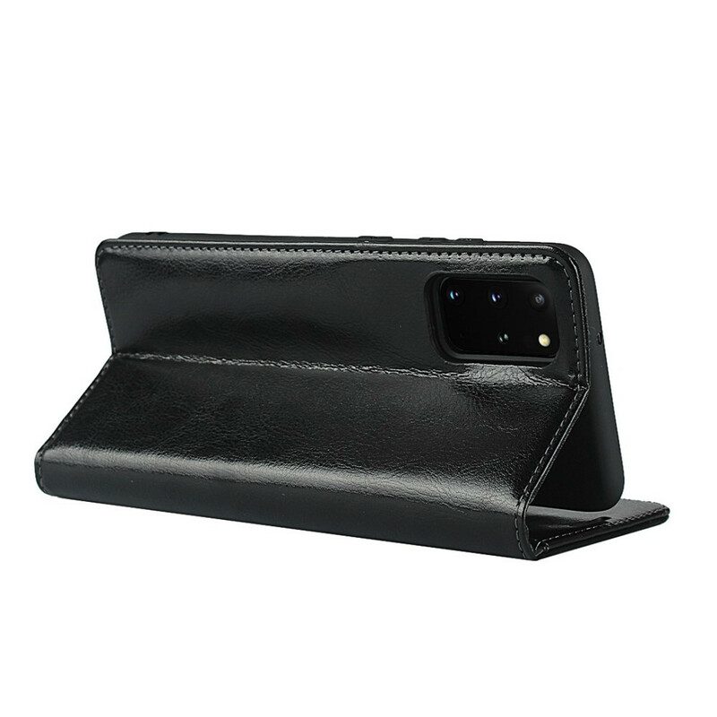 Schutzhülle Für Samsung Galaxy S20 Plus / S20 Plus 5G Flip Case Echtes Leder