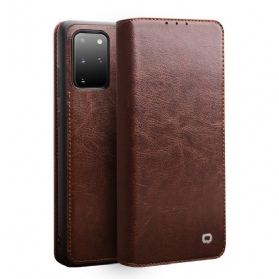 Schutzhülle Für Samsung Galaxy S20 Plus / S20 Plus 5G Flip Case Qialino Echtes Leder