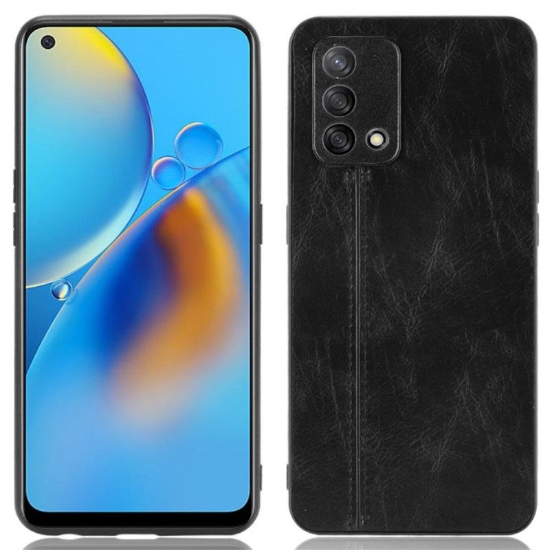 Handyhülle Für Oppo A74 4G Stil: Ledernähte