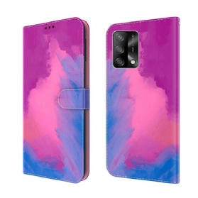 Lederhüllen Für Oppo A74 4G Aquarell