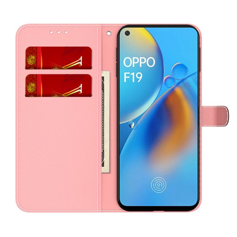 Lederhüllen Für Oppo A74 4G Aquarell