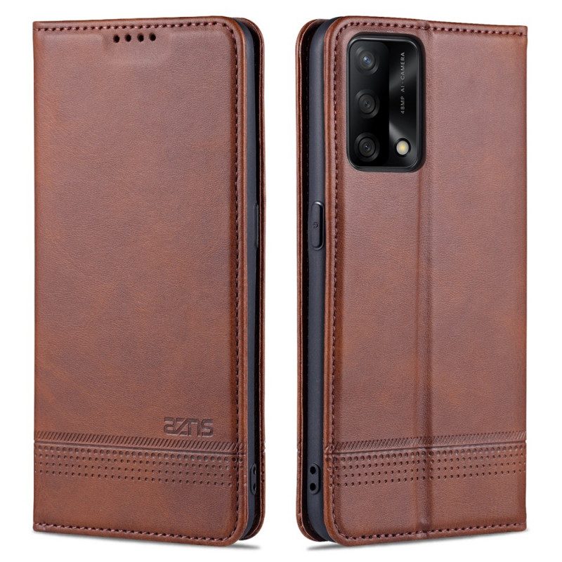 Schutzhülle Für Oppo A74 4G Flip Case Azns-kunstleder