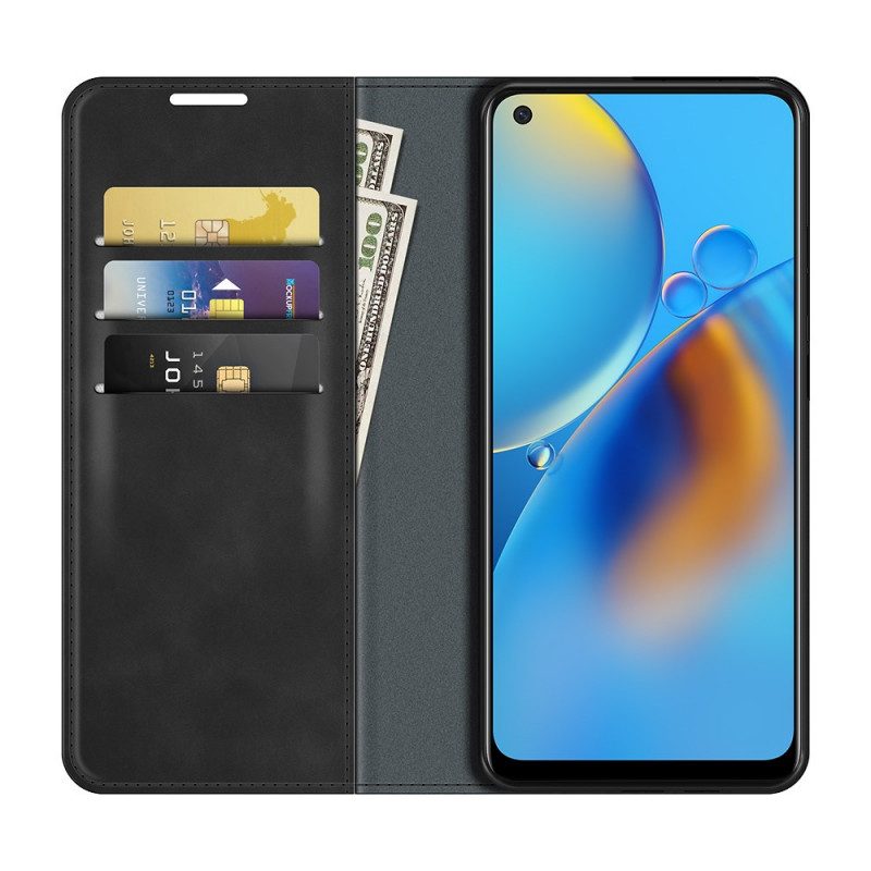 Schutzhülle Für Oppo A74 4G Flip Case Hautberührung