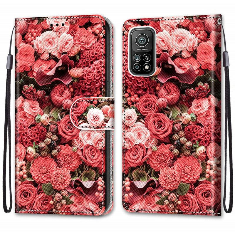 Flip Case Für Xiaomi Mi 10T / 10T Pro Blumenromantik