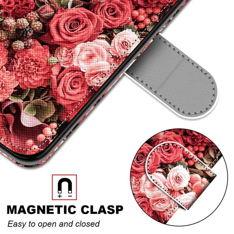 Flip Case Für Xiaomi Mi 10T / 10T Pro Blumenromantik