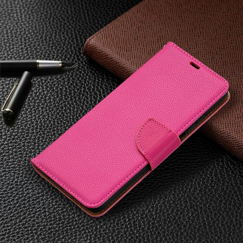 Flip Case Für Xiaomi Mi 10T / 10T Pro Flip Case Lychee Rabat Oblique