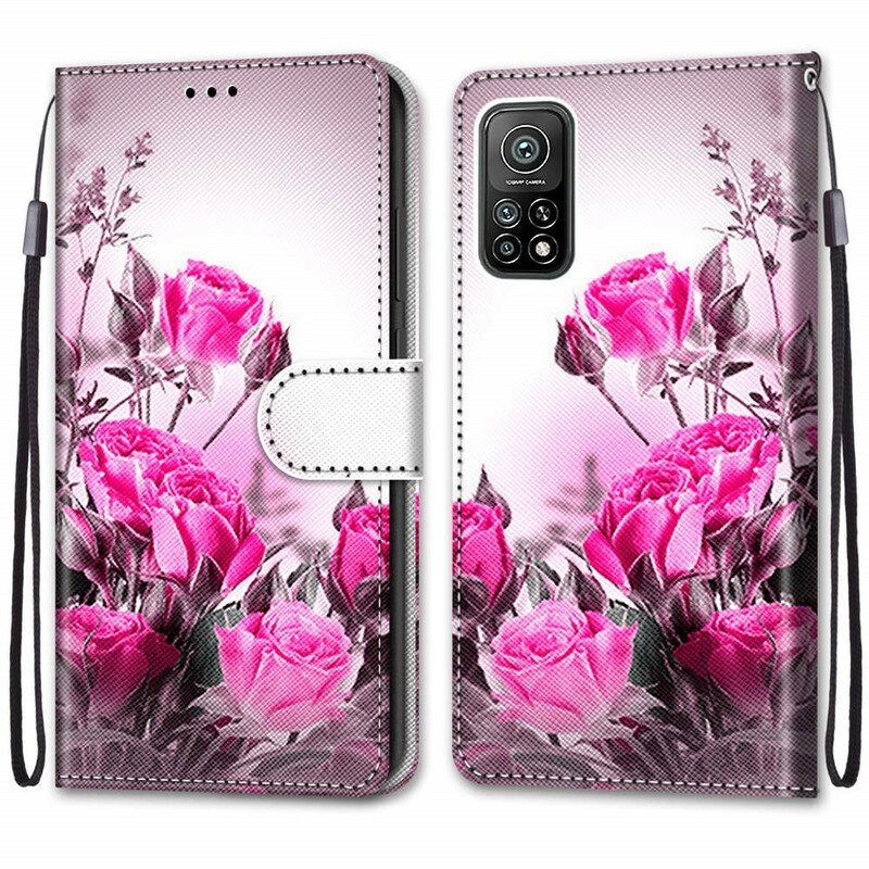 Flip Case Für Xiaomi Mi 10T / 10T Pro Magische Blumen