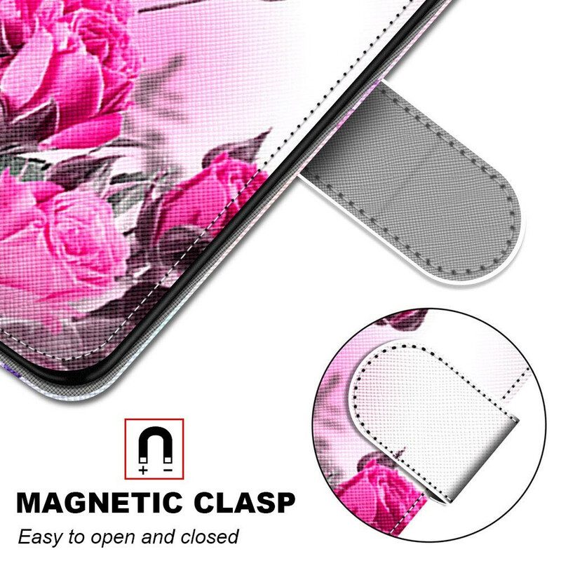 Flip Case Für Xiaomi Mi 10T / 10T Pro Magische Blumen