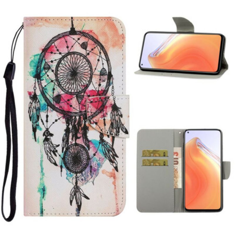 Flip Case Für Xiaomi Mi 10T / 10T Pro Traumfänger-aquarell