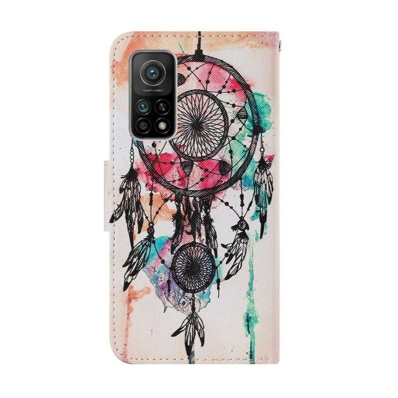 Flip Case Für Xiaomi Mi 10T / 10T Pro Traumfänger-aquarell