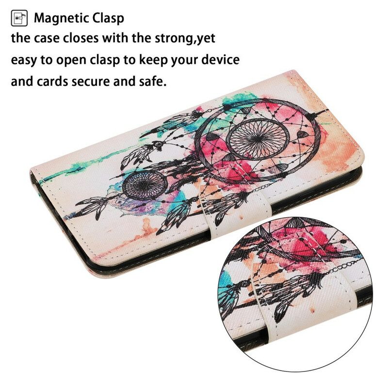 Flip Case Für Xiaomi Mi 10T / 10T Pro Traumfänger-aquarell