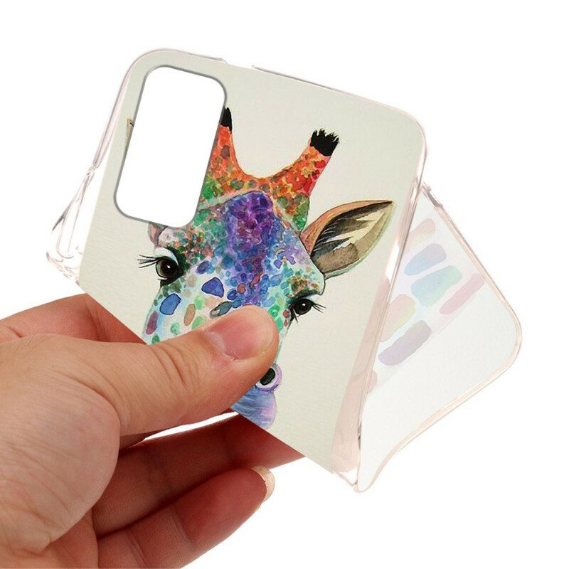 Handyhülle Für Xiaomi Mi 10T / 10T Pro Bunte Giraffe