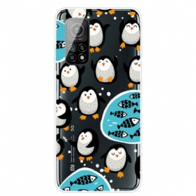 Handyhülle Für Xiaomi Mi 10T / 10T Pro Pinguine Und Fische