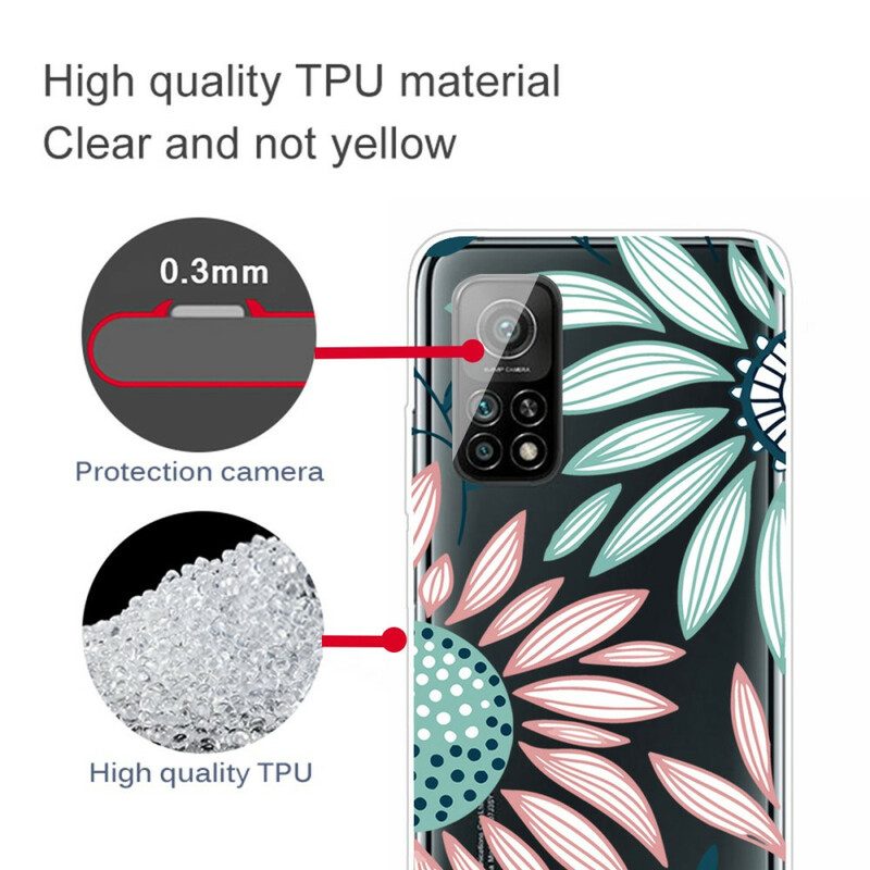 Handyhülle Für Xiaomi Mi 10T / 10T Pro Transparente Eine Blume