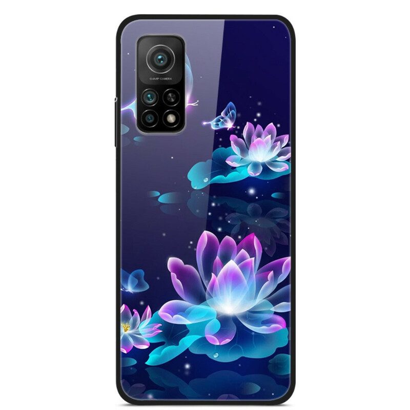 Hülle Für Xiaomi Mi 10T / 10T Pro Fancy Flowers Gehärtetes Glas