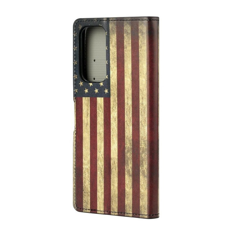 Lederhüllen Für Xiaomi Mi 10T / 10T Pro Amerikanische Flagge