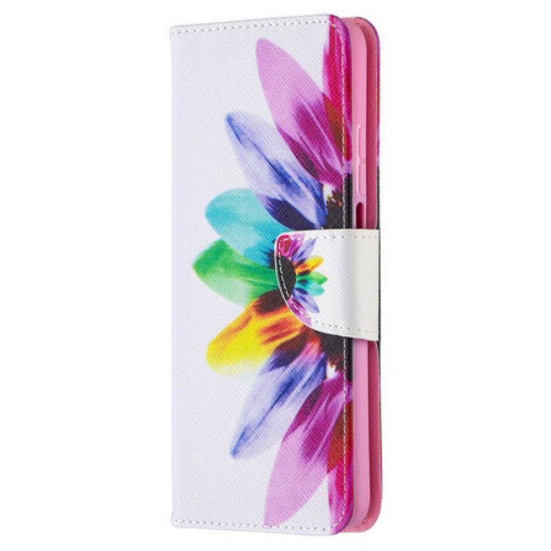 Lederhüllen Für Xiaomi Mi 10T / 10T Pro Pro Blumen-aquarell