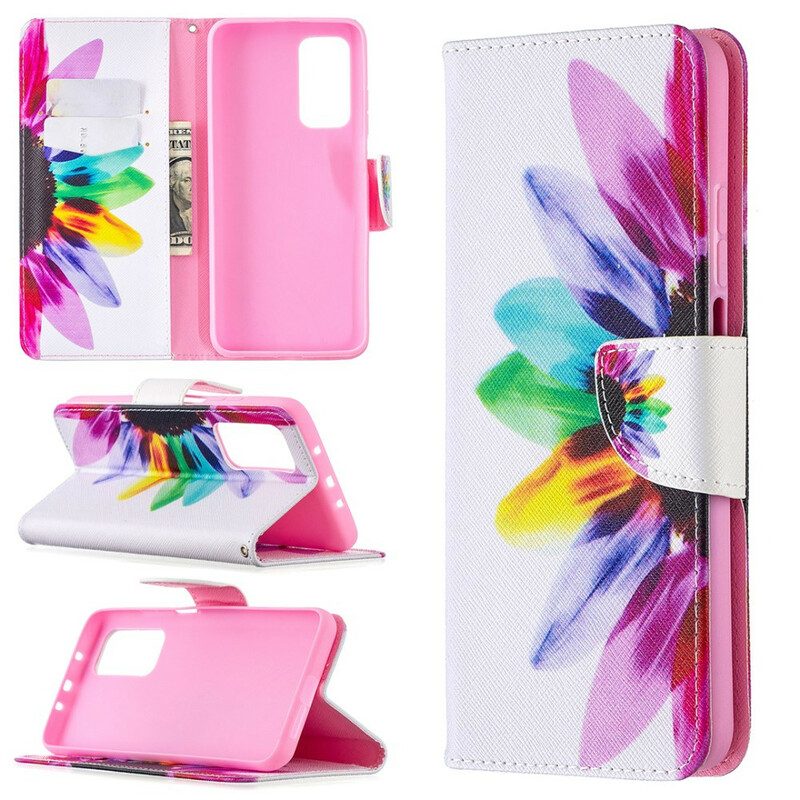 Lederhüllen Für Xiaomi Mi 10T / 10T Pro Pro Blumen-aquarell