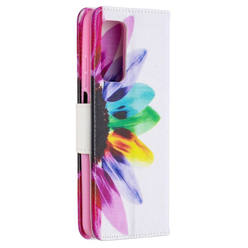 Lederhüllen Für Xiaomi Mi 10T / 10T Pro Pro Blumen-aquarell