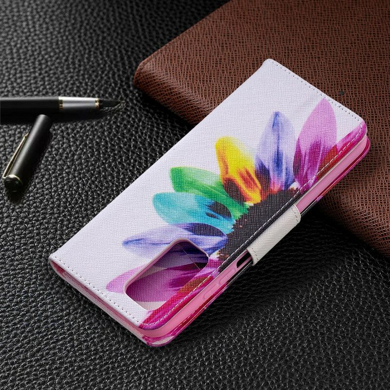 Lederhüllen Für Xiaomi Mi 10T / 10T Pro Pro Blumen-aquarell