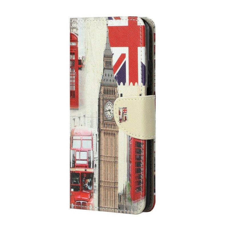 Lederhüllen Für Xiaomi Mi 10T / 10T Pro Londoner Leben