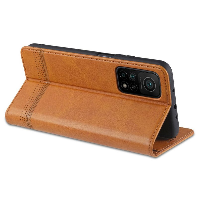 Schutzhülle Für Xiaomi Mi 10T / 10T Pro Flip Case Azns Leder-styling