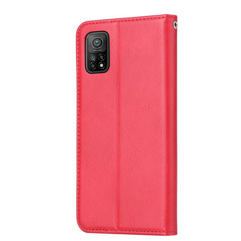 Schutzhülle Für Xiaomi Mi 10T / 10T Pro Flip Case Kartenhalter Aus Kunstleder