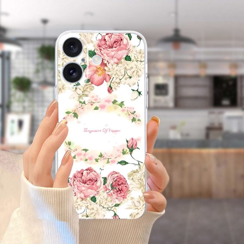 Hülle Für iPhone 16 Plus Vintage-rosen