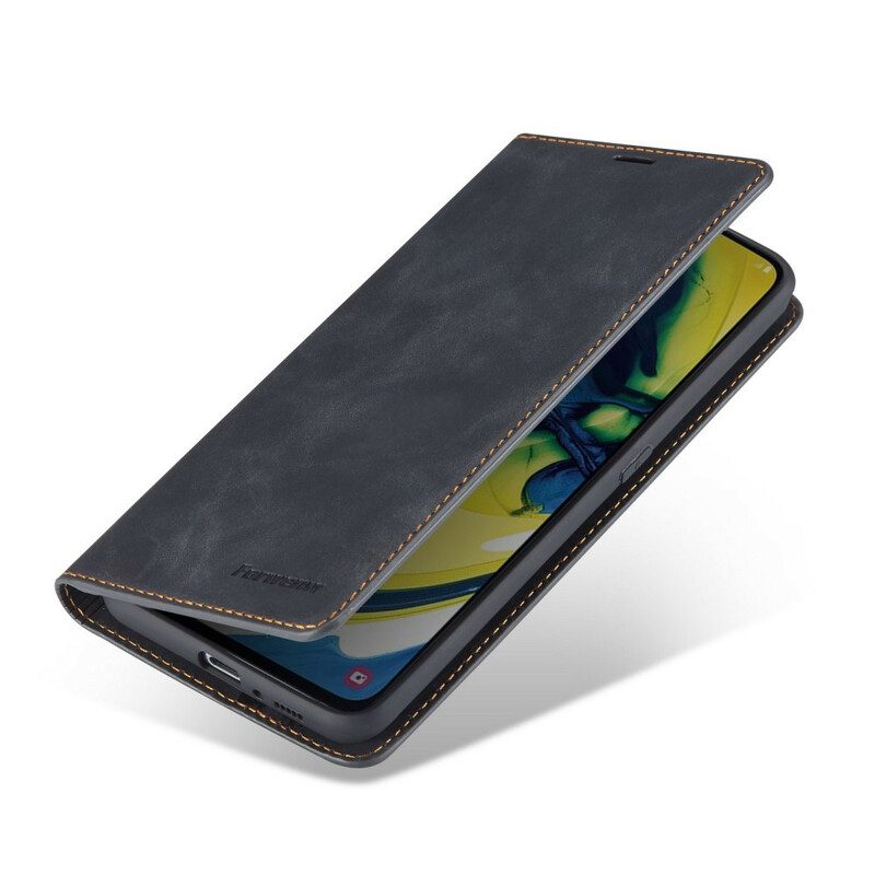 Flip Case Für Samsung Galaxy A80 / A90 Forwenw Ledereffekt