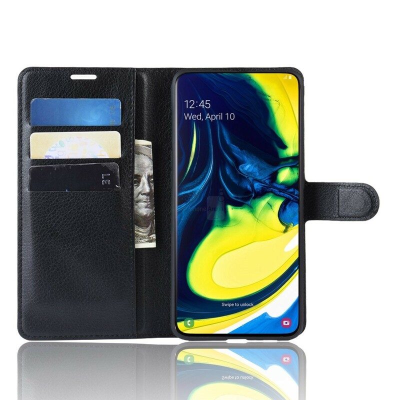 Flip Case Für Samsung Galaxy A80 / A90 Retro-kunstleder