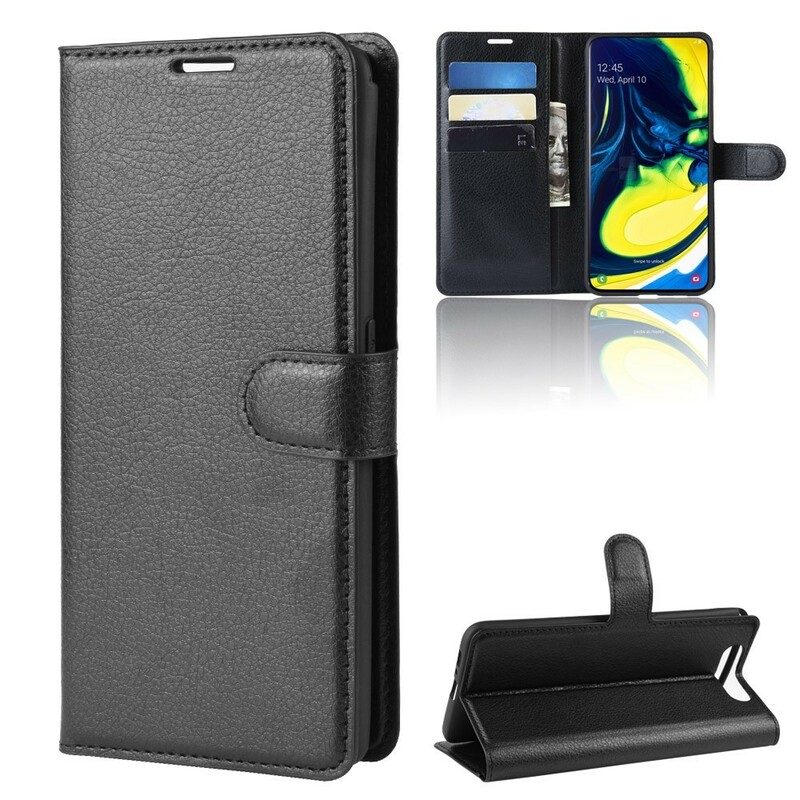 Flip Case Für Samsung Galaxy A80 / A90 Retro-kunstleder