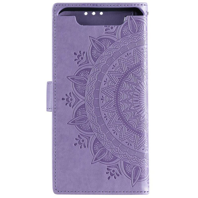 Flip Case Für Samsung Galaxy A80 / A90 Sonnenmandala