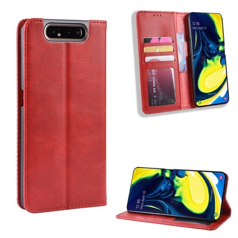 Schutzhülle Für Samsung Galaxy A80 / A90 Flip Case Stilisiertes Kunstleder