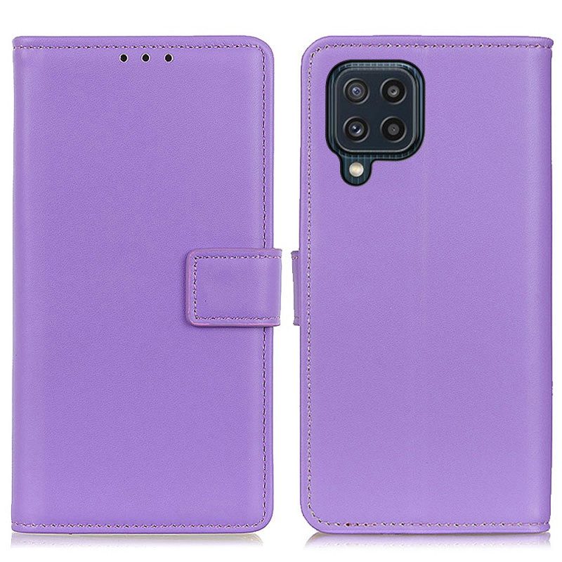 Flip Case Für Samsung Galaxy M32 Auffälliges Kunstleder