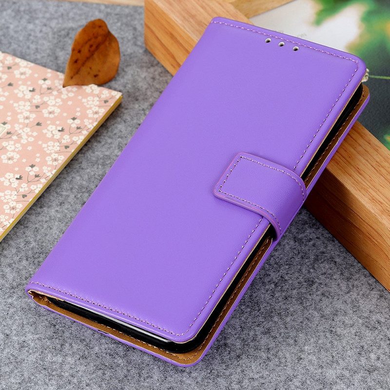 Flip Case Für Samsung Galaxy M32 Auffälliges Kunstleder