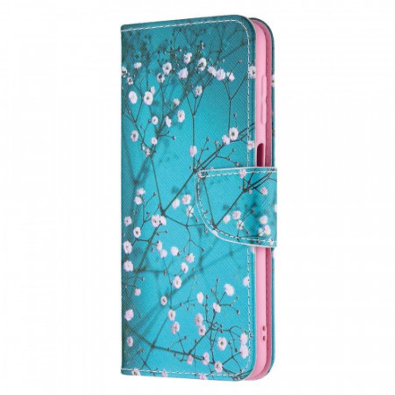 Flip Case Für Samsung Galaxy M32 Blühender Baum