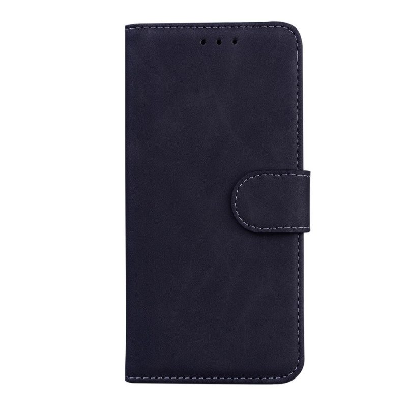 Flip Case Für Samsung Galaxy M32 Einfarbiges Design