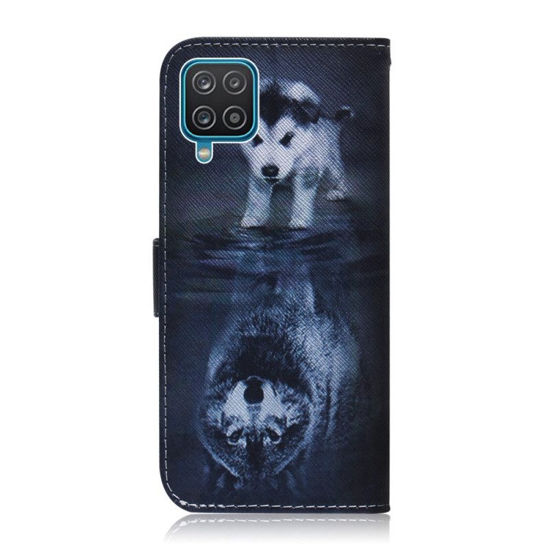 Flip Case Für Samsung Galaxy M32 Ernesto Der Wolf