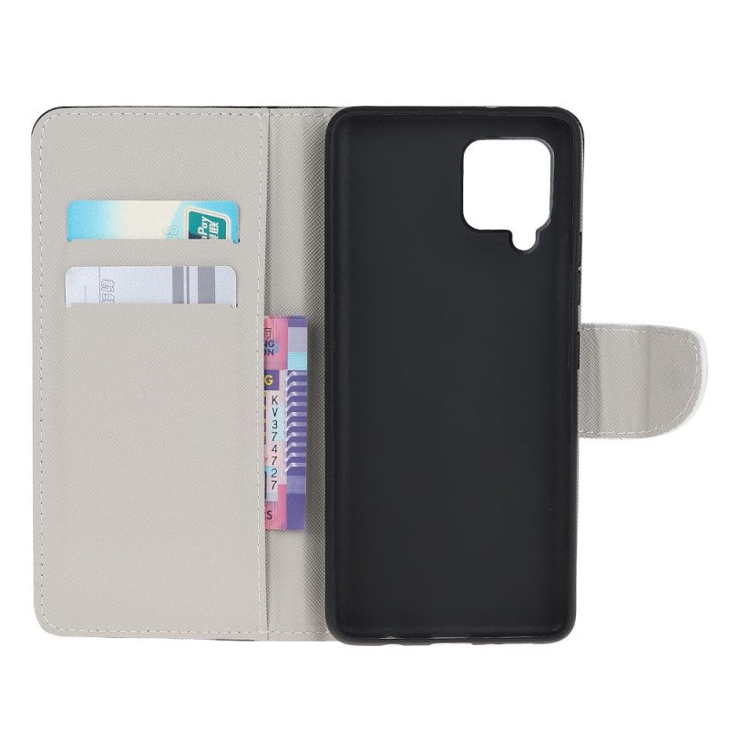 Flip Case Für Samsung Galaxy M32 Eulen