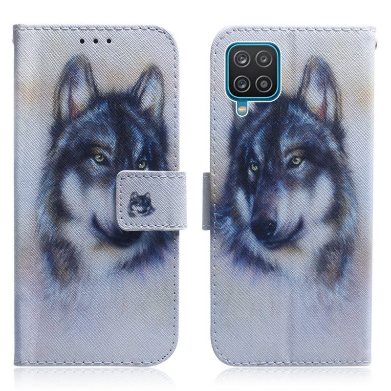 Flip Case Für Samsung Galaxy M32 Hunde-look