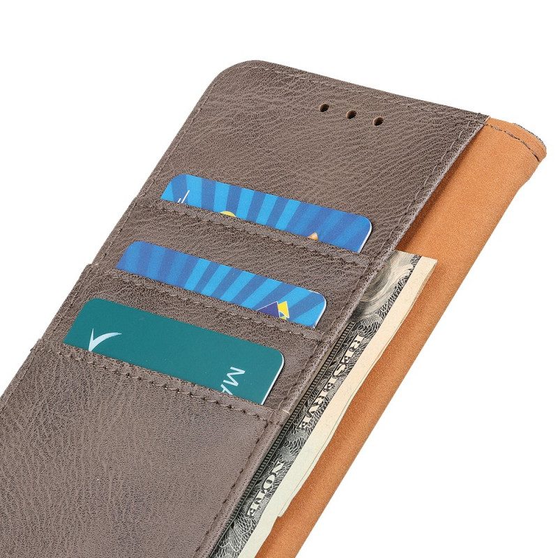 Flip Case Für Samsung Galaxy M32 Kunstleder Khazneh