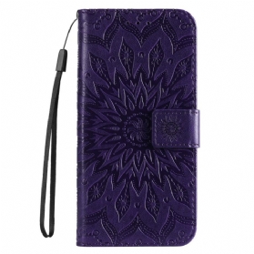 Flip Case Für Samsung Galaxy M32 Sonnenblume