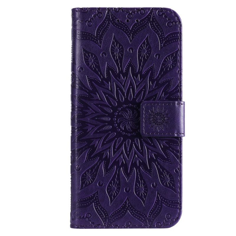 Flip Case Für Samsung Galaxy M32 Sonnenblume