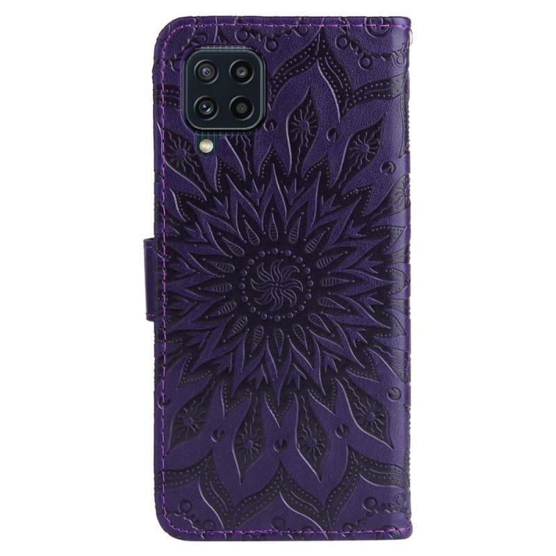 Flip Case Für Samsung Galaxy M32 Sonnenblume