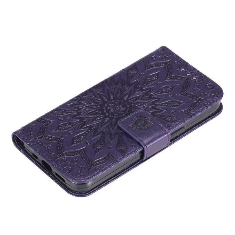 Flip Case Für Samsung Galaxy M32 Sonnenblume