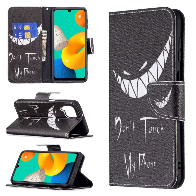 Flip Case Für Samsung Galaxy M32 Teufelstelefon